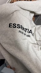 Essentials Hoodie Light Oatmeal Sizes XS-XL text me Your Size