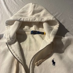Polo Ralph Lauren Polo Ralph Lauren Fleece Full-Zip Hoodie White Size Large