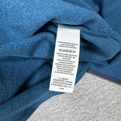 LL Bean Pullover Mens Medium Blue All Season Access Fleece Outdoor Travel NEW