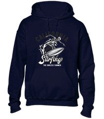 CALIFORNIA SURFING HOODY HOODIE SURFER SURFBOARD SUMMER HOLIDAY CLOTHING TOP