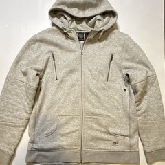 Harley Davidson Hoodie Mens L Grey Quilted Full Zip Jacket 2015 Motorcycle