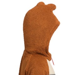 Nintendo Donkey Kong DK Fleece Hoodie Brown Japan