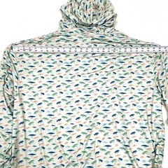 Burlebo AOP Fly Fishing Lures Performance Stretch Golf Hoodie UPF50 Mens 2XL
