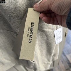 NWT Fear of God Essentials Dark Oatmeal Hoodie Sz Large