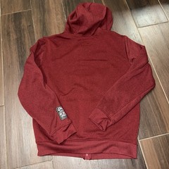 Ecko Unltd Hoodie Sweatshirt Mens/Teens Size Medium Burgundy/Maroon, Full Zip