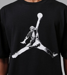 *NEW* Men NIKE Jordan Oversized T-Shirt BLACK / WHITE (IQ2150 010) 👍