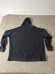 Realtree Hoodie Mens Large Gray Thermal Knit Pullover Kangaroo Sweatshirt Logo