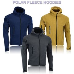 Tactical Recon Fleece Jacket Army Hoodie Security Police Hoody Combat Full Zip