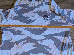 Outdoor Nation UnlimitMen’s Grey Camo Long Sleeve Jax Beach UV Protection Hoodie