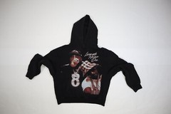 Rod Wave Merch Mens Black Legends Never Die Graphic Pullover hoodie Sweatshirt S