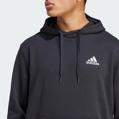Aadidas men Essentials Fleece Hoodie Cozy Black Men’s Size 2X-Large New