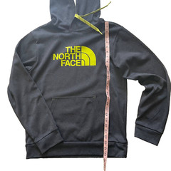 The North Face Pullover Hooded Sweatshirt Men’s Gray Running Sports Walking
