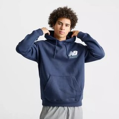 New Balance Athletics Chenille Fleece Men’s Pullover Hoodie Blue Sz. XL NWT