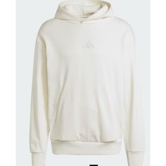Adidas | 100% Cotton Ivory All Season French Terry Hoodie | Size Medium