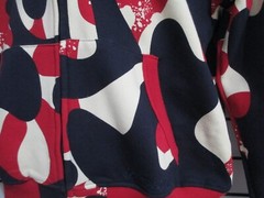 STALL & DEAN 🔥 MEDIUM==RED, WHITE NAVY BLUE / P LOGO / FULL ZIP / HOODIE JACKET