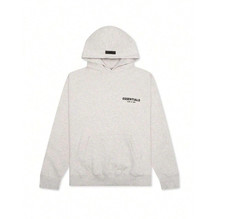 Essentials Hoodie ‘Light Oatmeal’ Loose Drop Shoulder Fall Winter 100% AUTHENTIC