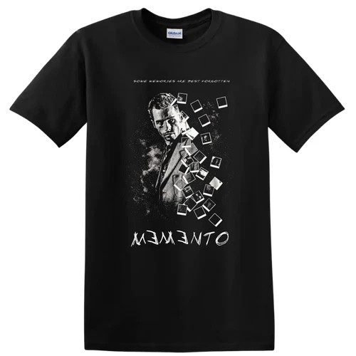 Memento Graphic T Shirt Film Noir Art Design Memory Conceptual Tee