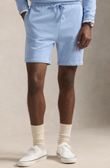 *NEW* Men POLO RALPH LAUREN 6.5-Inch Loopback Fleece Short BLUE (710934602014)👍