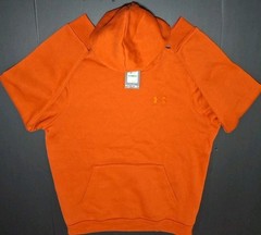 Under Armour 1373880 Men’s Large Icon Fleece Hoodie, (842) Surplus Orange