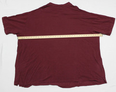 Big Dude Polo Shirt Men’s Size 8XL Maroon Short Sleeve 100% Cotton