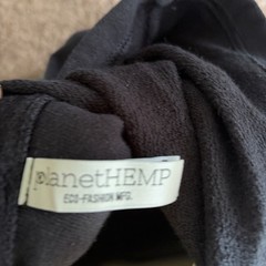 planetHEMP Hoodie Sustainable Streetwear Hand-painted Design Mens LARGE