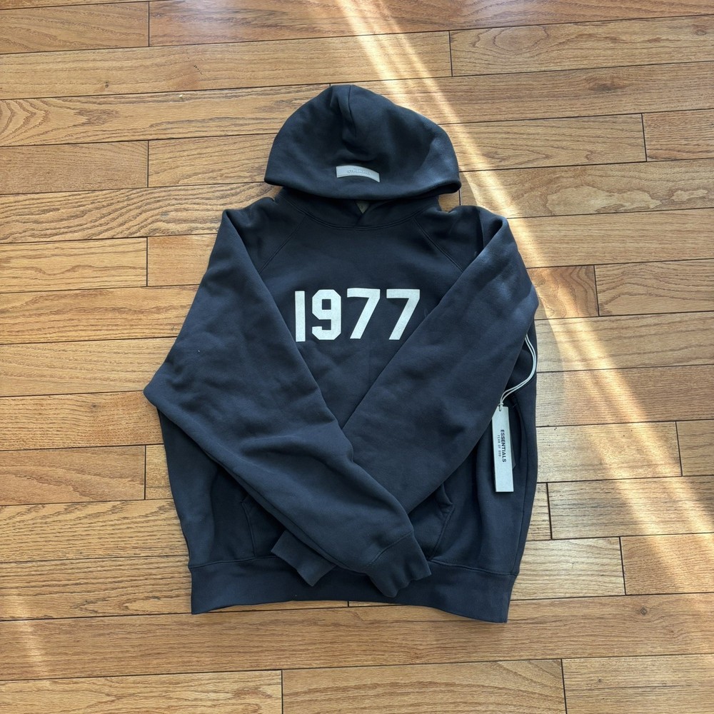 FEAR OF GOD ESSENTIALS Hoodie 1977 IRON S22 Size Small 100% Authentic New
