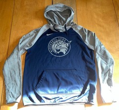 Nike Dri-FIT Teens Pullover Fleece Hoodie Minnesota Lynx Navy Gray Size M