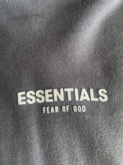 Fear Of God Essentials Relaxed Hoodie – ‘Iron’ : Men’s Large [AUTHENTIC – CLEAN]