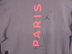 Jordan Hoodie Mens Large Brown Paris Graphic Pullover Zip Pocket DM3096-291