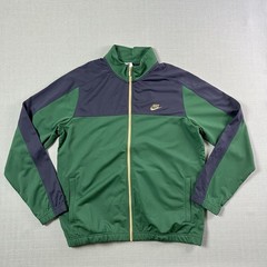 NIKE Sportswear Full Zip Hoodie Mens Purple Green Track Jacket Large NWT New