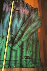 Empyre Tie Dye Festival Hoodie Sweatshirt – Size S – Teal Green Purple Tie Dye