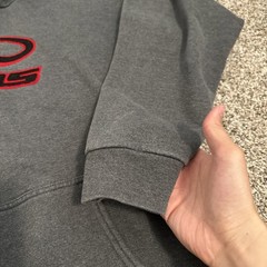 Vintage Vans 90s Y2K Gray Hoodie Skate BMXx Hook Ups Men’s Size XL