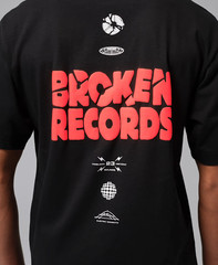 *NEW* Men NIKE AIR JORDAN Broken Record Graphic Tee BLACK (IF3055-010) 👍