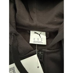 Puma ESS Comfort Full-Zip Hoodie Mens XL Black Fleece Sweatshirt 682408 01