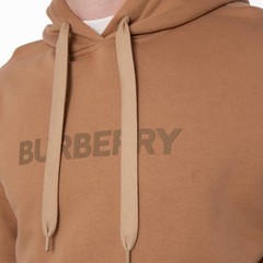 Burberry Ansdell Logo Print Cotton Hoodie