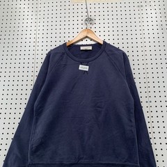 Officine Generale Daily Classics Sweatshirt Men Medium Navy Blue Crewneck Cotton