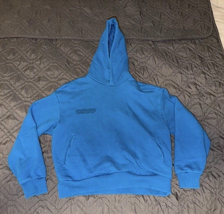Pangaia 365 Blue Hoodie Environmentally Friendly Mens Size XXS Organic Cotton