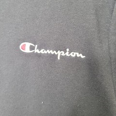 Champion Lightweight Sweatshirt Crewneck Mens Size Large Stitched Logo Navy Blue