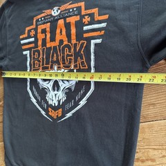 Flat black honor Few fear none hoodie medium official Merch NWOT Skull