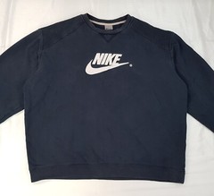 NIKE CENTER LOGO SIZE L-XL MENS COTTON PULLOVER JUMPER SWEATSHIRT VINTAGE Y2K