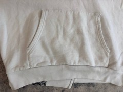 Off-White Temperature 0.5% Graphic Hoodie White Size M Unisex OMBB031S18192081