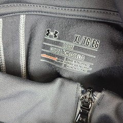 Under Armour Sweater Mens XL Gray Loose All Season Gear Performance Tech Golf