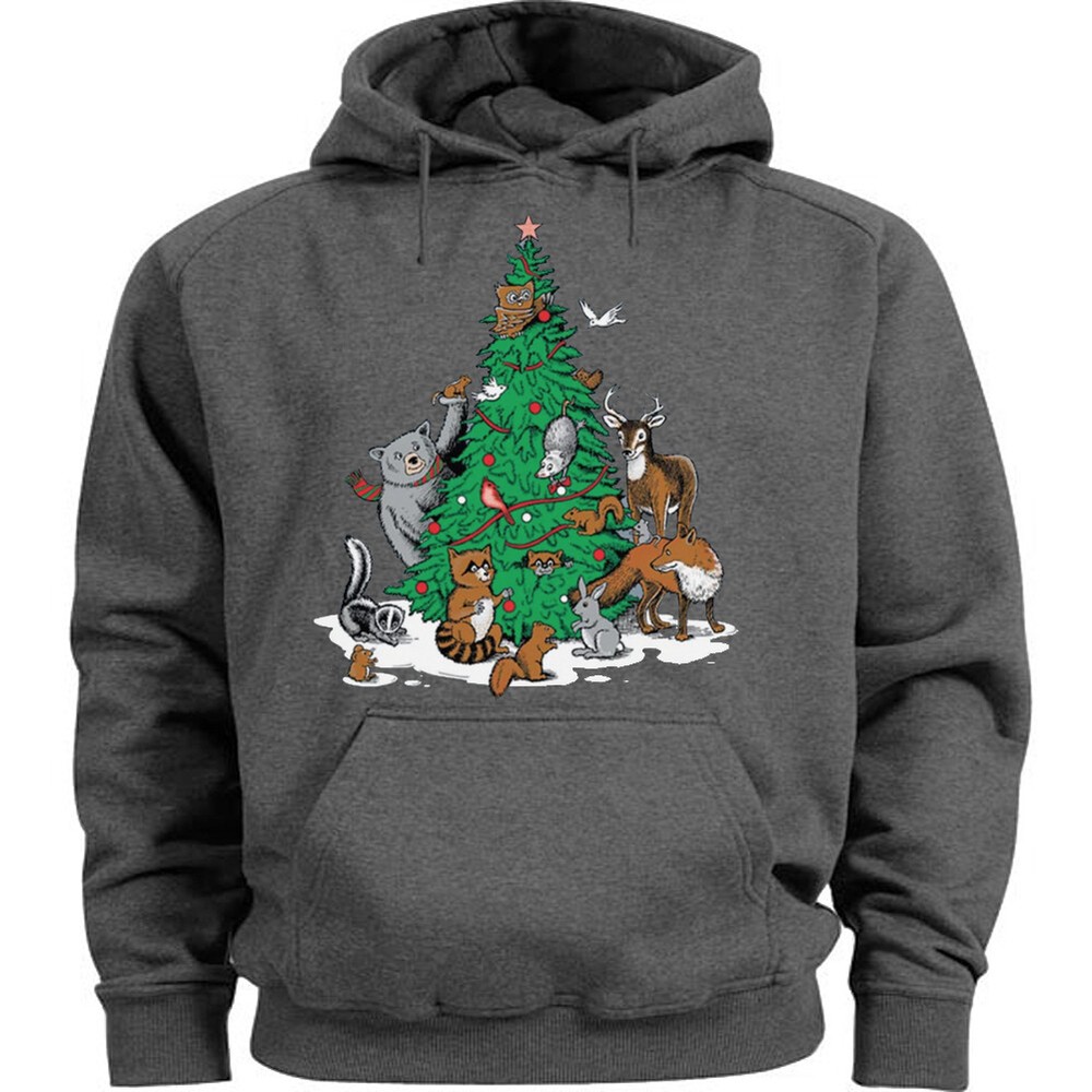Mens Christmas Sweater Holiday Season Hoodie Men Gifts Clothing Apparel