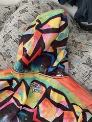 Electro Threads Full Body Suit Hoodie Pants MEDITATING RAFIKI TEEN Size Small
