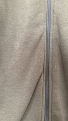 PUMA Men’s Green Full Zip Hooded Hoodie w/ Pockets Drawstring Logo Tape M