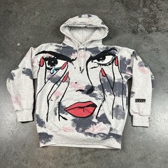 China Town Market Hoodie Mens Small Multicolored Art Pullover Pocket