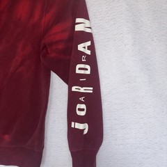 Nike Air Jordan Legacy AJ6 Graphic Hoodie Pullover Tie Die Mens Small