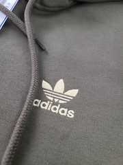 Adidas Originals Trefoil Essentials Full Zip Hoodie Olive Strata Men’s M NWT