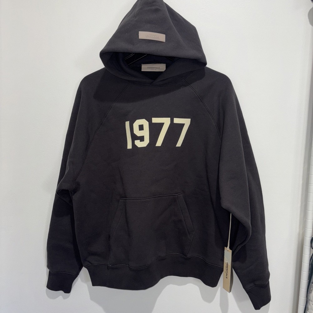 FEAR OF GOD ESSENTIALS Hoodie 1977 IRON S22 Size Xs Authentic