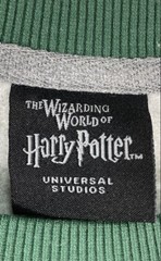 Wizarding World Harry Potter Slytherin Sweatshirt Green Gray Raglan NWT Sz S